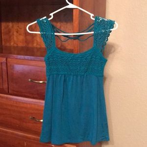 Blue tank top